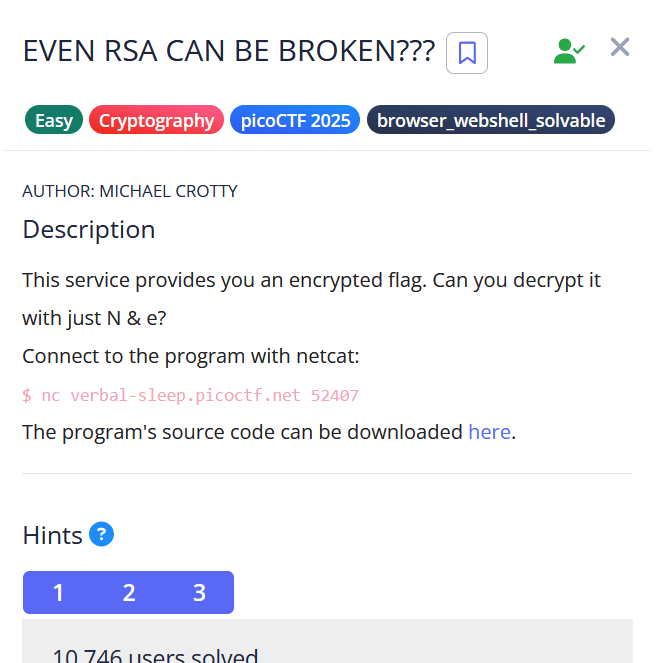 EVEN RSA CAN BE BROKEN???