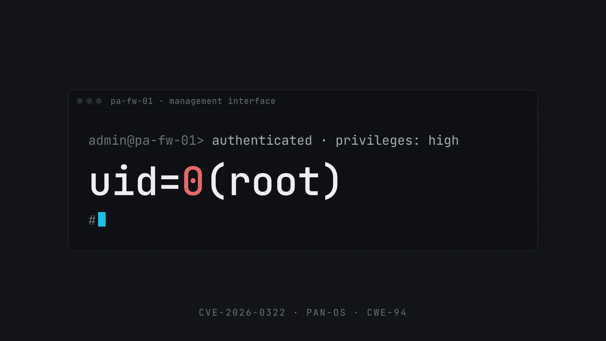 CVE-2026-0322: The PAN-OS Zero-Day That Turns an Admin Login Into Root on the Firewall