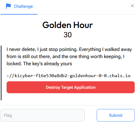 Golden Hour - (OSINT)