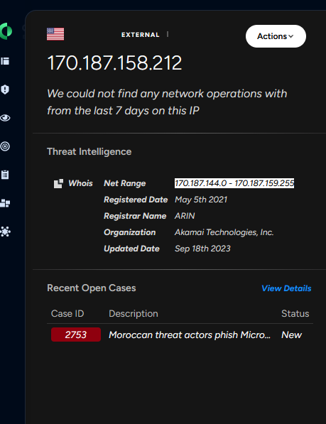 WhoIs card