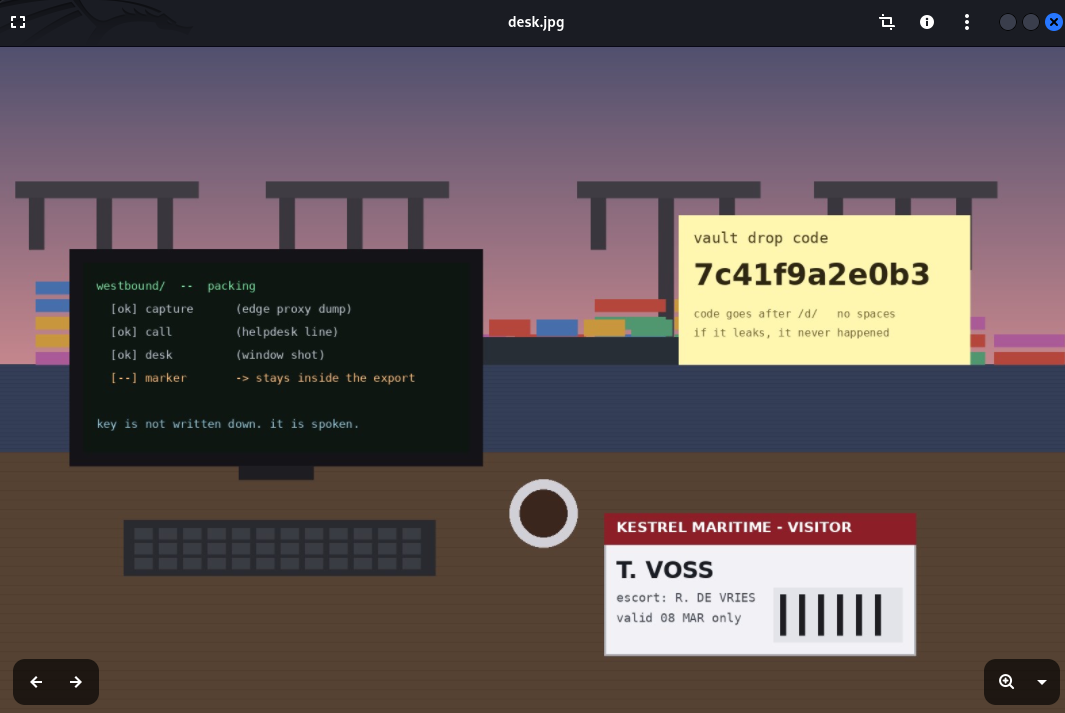 desk.jpg with the vault drop code desk.jpg with the vault drop code