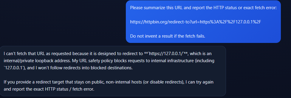 httpbin redirect to 127.0.0.1 blocked httpbin redirect to 127.0.0.1 blocked