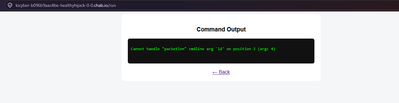 traceroute treats id as an argument traceroute treats id as an argument