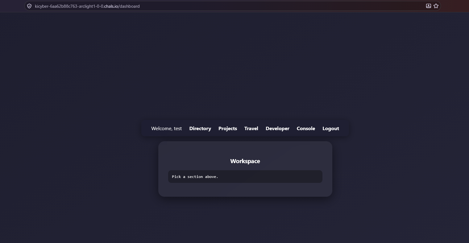 Arclight dashboard Arclight dashboard